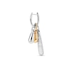 Thumbnail Image 3 of PDPAOLA™ at Zales ICONS Cubic Zirconia Medium Teardrop Stackable Hoop Earring and Necklace Charm in Sterling Silver
