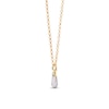 Thumbnail Image 5 of PDPAOLA™ at Zales ICONS Cubic Zirconia Small Drop Hoop Earring and Necklace Charm in Sterling Silver with Gold Plate
