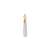 Thumbnail Image 1 of PDPAOLA™ at Zales ICONS Cubic Zirconia Medium Drop Hoop Earring and Necklace Charm in Sterling Silver with Gold Plate