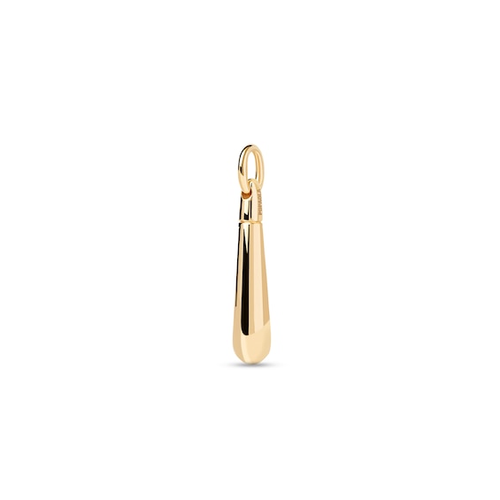 PDPAOLAâ¢ at Zales ICONS Medium Drop Stackable Hoop Earring and Necklace Charm in Sterling Silver with 18K Gold Plate