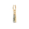 Thumbnail Image 4 of PDPAOLA™ at Zales ICONS Labradorite Medium Teardrop Dangle Single Hoop Earring in Sterling Silver with 18K Gold Plate