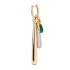 Thumbnail Image 3 of PDPAOLA™ at Zales ICONS Aventurine Small Teardrop Hoop Earring and Necklace Charm in Sterling Silver with Gold Plate