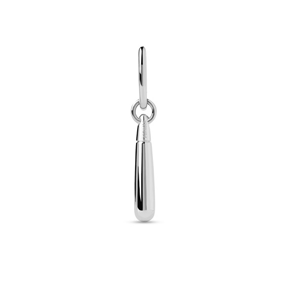 PDPAOLA⢠at Zales ICONS Medium Teardrop Dangle Single Hoop Earring in Sterling Silver