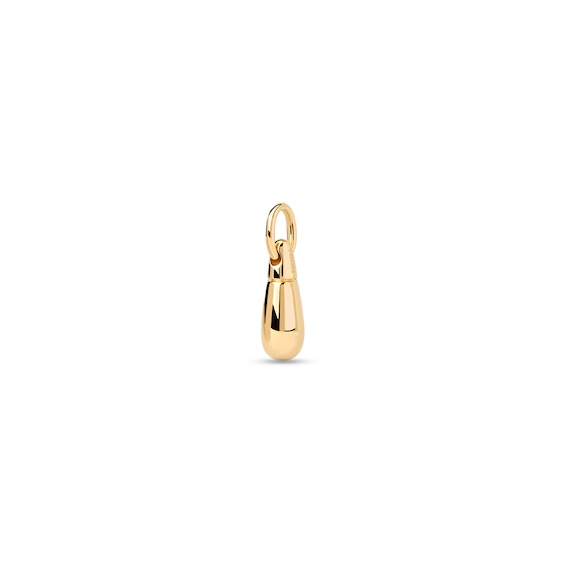 PDPAOLAâ¢ at Zales ICONS Small Teardrop Stackable Hoop Earring and Necklace Charm in Sterling Silver with 18K Gold Plate