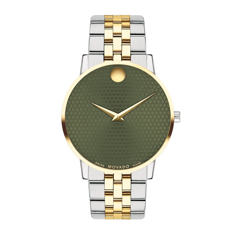 Main Image 1 of Men’s Movado Museum Classic Watch with Green Dial (Model: 0607849)