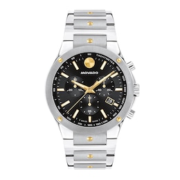 Men’s Movado SE Chronograph Watch with Black Dial (Model: 0607972)