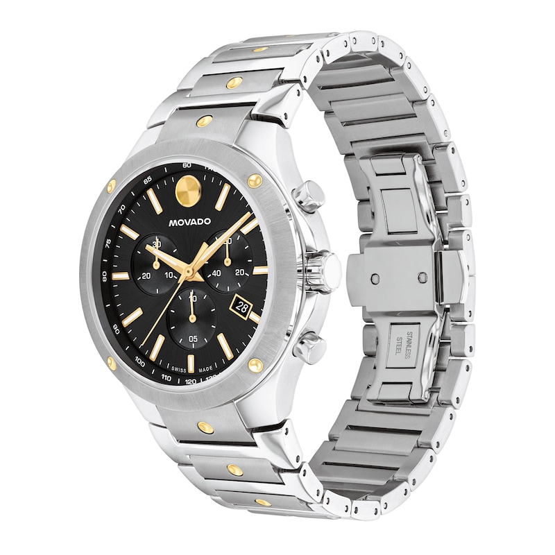 Main Image 2 of Men’s Movado SE Chronograph Watch with Black Dial (Model: 0607972)