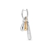 Thumbnail Image 3 of PDPAOLA™ at Zales ICONS Small Teardrop Dangle Single Hoop Earring in Sterling Silver