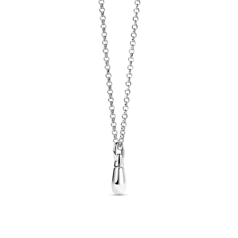 Main Image 4 of PDPAOLA™ at Zales ICONS Small Teardrop Stackable Hoop Earring and Necklace Charm in Sterling Silver