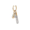 Thumbnail Image 4 of PDPAOLA™ at Zales ICONS Small Teardrop Dangle Single Hoop Earring in Sterling Silver with 18K Gold Plate