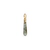 Thumbnail Image 1 of PDPAOLA™ at Zales ICONS Labradorite Medium Teardrop Hoop Earring and Necklace Charm in Sterling Silver with Gold Plate