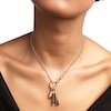 Thumbnail Image 3 of PDPAOLA™ at Zales ICONS Labradorite Medium Teardrop Hoop Earring and Necklace Charm in Sterling Silver with Gold Plate