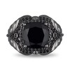 Thumbnail Image 4 of Enchanted Disney Villains Maleficent Onyx and 1/2 CT. T.W. Black Diamond Ring in Sterling Silver with Black Rhodium