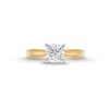 Thumbnail Image 4 of 1 CT. Diamond Solitaire Vintage-Style Tapered Shank Engagement Ring in 14K Two-Tone Gold