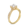 Thumbnail Image 2 of 1-3/8 CT. T.W. Princess-Cut Certified Lab-Created Diamond Engagement Ring in 14K Gold (I/SI2)