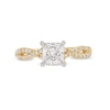 Thumbnail Image 3 of 1-3/8 CT. T.W. Princess-Cut Certified Lab-Created Diamond Engagement Ring in 14K Gold (I/SI2)