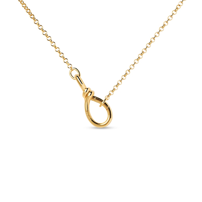 PDPAOLA™ at Zales Stackable Clasp Rolo Chain Necklace in Solid Sterling Silver with 18K Gold Plate - 17"