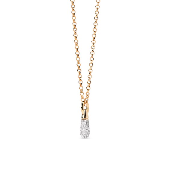 PDPAOLAâ¢ at Zales ICONS Stackable Clasp Rolo Chain Necklace in Solid Sterling Silver with 18K Gold Plate - 17"