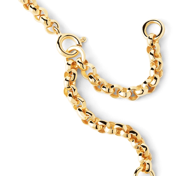 PDPAOLAâ¢ at Zales ICONS Cubic Zirconia Teardrop Dangle Necklace in Sterling Silver with 18K Gold Plate - 19.5"