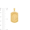 Thumbnail Image 2 of Diamond-Cut Mary Dog Tag Necklace Charm in 10K Gold