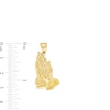 Thumbnail Image 2 of Men's Praying Hands Charm in 10K Gold
