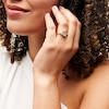 Thumbnail Image 2 of 1 CT. Pear-Shaped Certified Lab-Grown Diamond Solitaire Swirl Bypass Engagement Ring in 14K Gold (F/VS2)