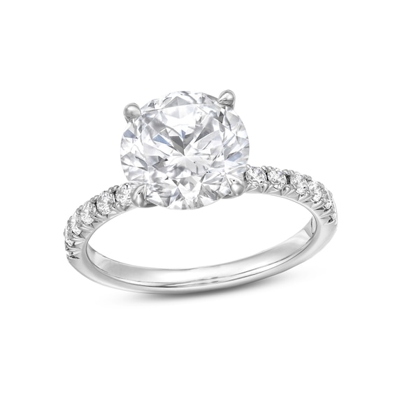 3-1/3 CT. T.w. Certified Lab-Grown Diamond Engagement Ring in 14K White Gold (F/Vs2)