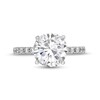 Thumbnail Image 3 of 3-1/3 CT. T.W. Certified Lab-Created Diamond Engagement Ring in 14K White Gold (F/VS2)