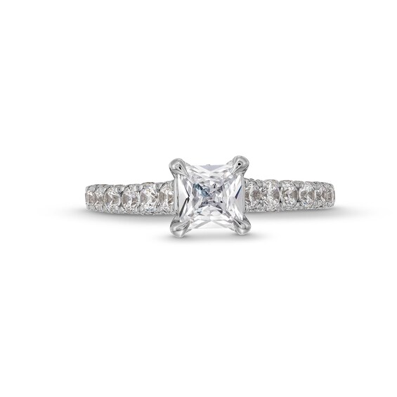 Vera Wang Love Collection 1-7/8 CT. T.w. Princess-Cut Diamond Engagement Ring in 14K White Gold