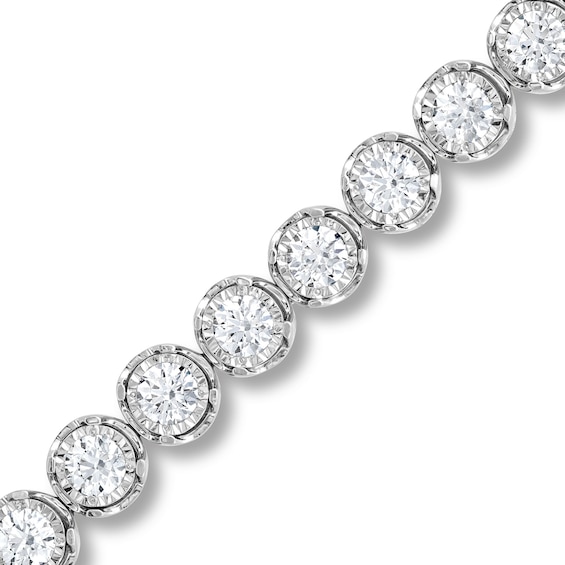 3 CT. T.w. Lab-Grown Diamond Miracle Tennis Bracelet in 10K White Gold (I/Si2)