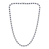 Thumbnail Image 1 of Blue Lab-Created Sapphire and 8 CT. T.W. Diamond Alternating Tennis Necklace in 10K White Gold - 16.5"