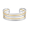 Thumbnail Image 1 of 1/2 CT. T.W. Lab-Grown Diamond Bangle Bracelet in Sterling Silver and 14K Gold Plate (F/SI2)