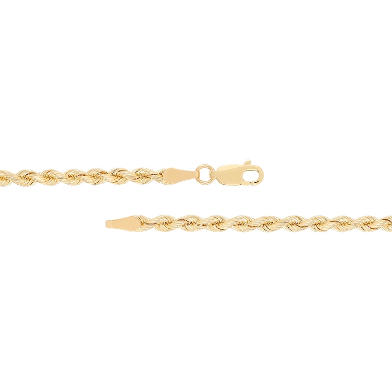 Main Image 2 of 3.0mm Silk Rope™ Chain Necklace in Hollow 14K Gold - 20"