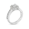 Thumbnail Image 3 of 1-1/2 CT. T.W. Princess-Cut Diamond Cushion Frame Channel-Set Shank Engagement Ring in 14K White Gold