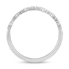 Thumbnail Image 3 of Blue Sapphire Seven Stone Clover Ring in 10K White Gold
