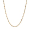 Thumbnail Image 1 of 2.5mm Diamond-Cut Valentino Chain Necklace in Solid 14K Tri-Tone Gold - 18"