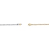 Thumbnail Image 3 of 2 CT. T.W. Lab-Grown Diamond Tennis Bracelet in Sterling Silver and 14K Gold Plate (F/SI2) - 7”