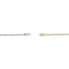 Thumbnail Image 2 of 2 CT. T.W. Lab-Created Diamond Tennis Bracelet in Sterling Silver and 14K Gold Plate (F/SI2) - 7”