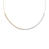 Thumbnail Image 1 of 1 CT. T.W. Lab-Grown Diamond Necklace in Sterling Silver and 14K Gold Plate (F/SI2) - 18”
