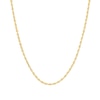 Thumbnail Image 0 of 2.4mm Rope Chain Necklace in Semi-Solid 14K Gold - 18"