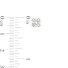 Thumbnail Image 3 of 1 CT. T.W. Certified Lab-Grown Diamond Solitaire Stud Earrings in 14K Gold (F/VS2)