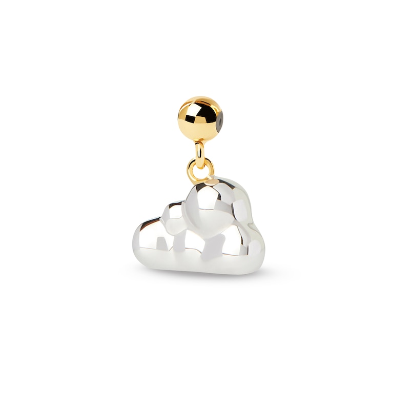 Main Image 1 of PDPAOLA™ at Zales Cloud Bead Charm in Sterling Silver with 18K Gold Plate
