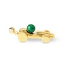 Thumbnail Image 2 of PDPAOLA™ at Zales Malachite Derby Car Bead Charm in Sterling Silver with 18K Gold Plate