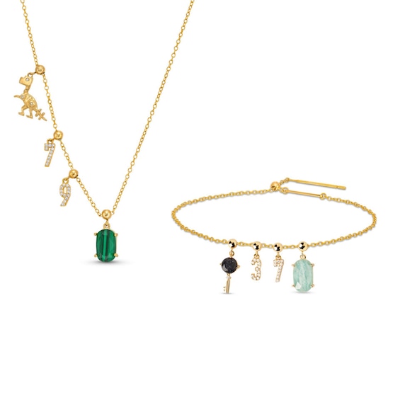 PDPAOLAâ¢ at Zales Cubic Zirconia Dolphin Bead Charm in Sterling Silver with 18K Gold Plate