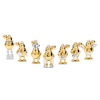 Thumbnail Image 4 of PDPAOLA™ at Zales Cubic Zirconia Chef Bead Charm in Sterling Silver with 18K Gold Plate