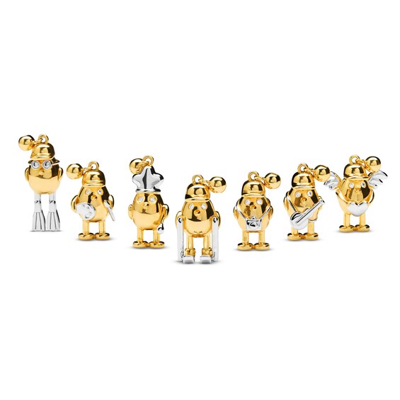 PDPAOLAâ¢ at Zales Cubic Zirconia Photographer Bead Charm in Sterling Silver with 18K Gold Plate