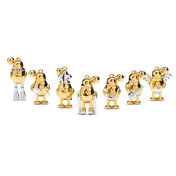 PDPAOLAâ¢ at Zales Cubic Zirconia Cupid Bead Charm in Sterling Silver with 18K Gold Plate