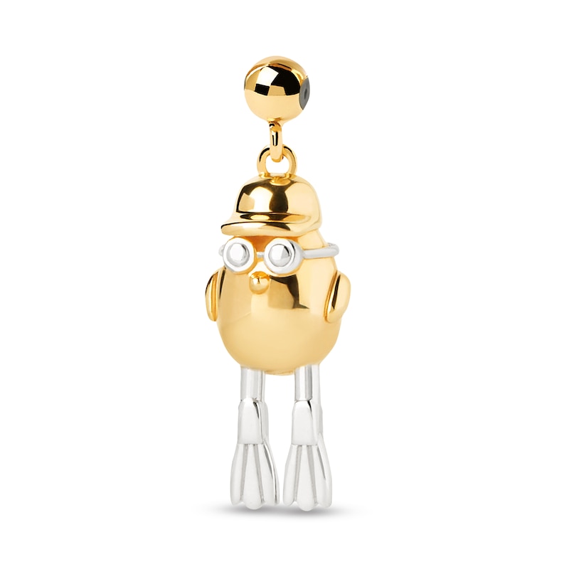 Main Image 1 of PDPAOLA™ at Zales Scuba Diver Bead Charm in Sterling Silver with 18K Gold Plate