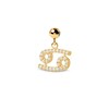 Thumbnail Image 1 of PDPAOLA™ at Zales Cubic Zirconia Cancer Zodiac Sign Bead Charm in Sterling Silver with 18K Gold Plate