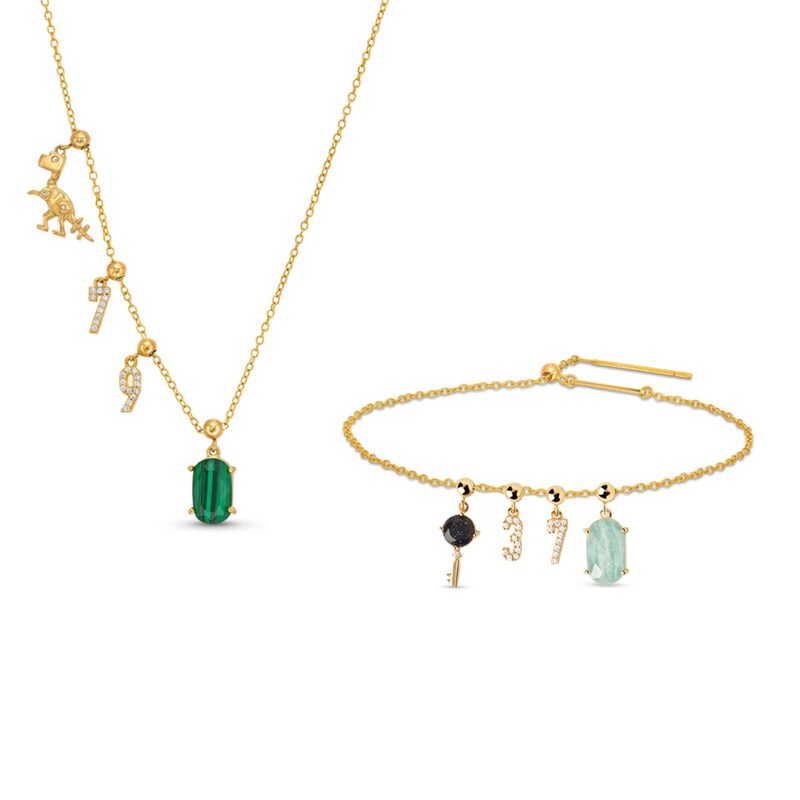 Main Image 3 of PDPAOLA™ at Zales Cubic Zirconia Scorpio Zodiac Sign Bead Charm in Sterling Silver with 18K Gold Plate